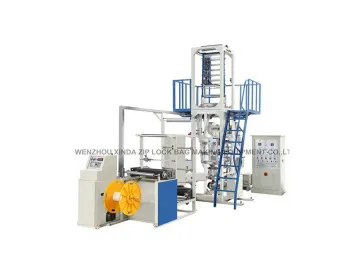 SJ50/60B Blown Film Machine, Pre-applied Zipper Film Producion