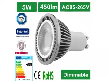 B10 5W COB GU10 LED Spotlight