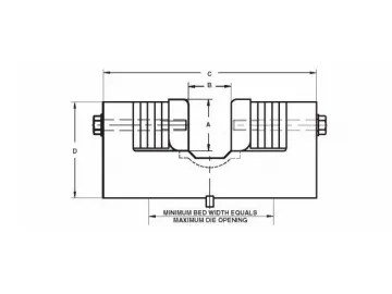 Adjustable V die, Amada Press Brake Tooling