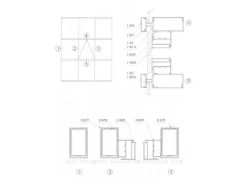 110 Series Semi-Hidden Frame Curtain Wall