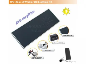 15W Solar Lighting Kit