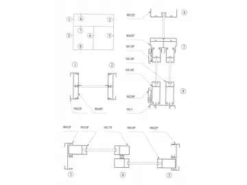 Series 90P Slinding Window