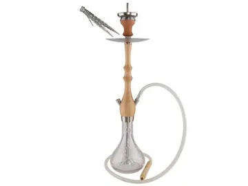 WOOD-B004 Wooden Hookah, 83cm Complete Set Hookah