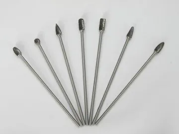 Long Shank Tungsten Carbide Rotary File