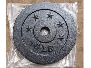 Painted Barbell Cast Iron Disc Weight Plate