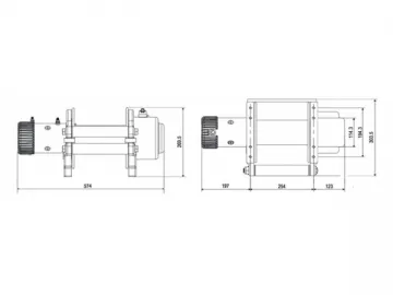 20000lb Off-Road Vehicle Winch