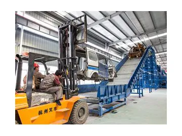 Scrap Metal Recycling Plant / Scrap Car Recycling Line