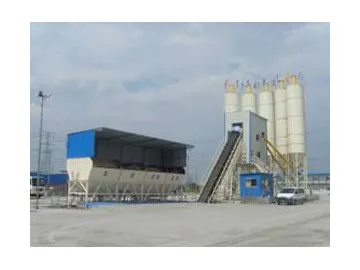 Q Series Concrete Batch Plant with Belt Conveyor