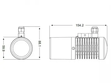 IR100DJ LED Array IR Illuminator