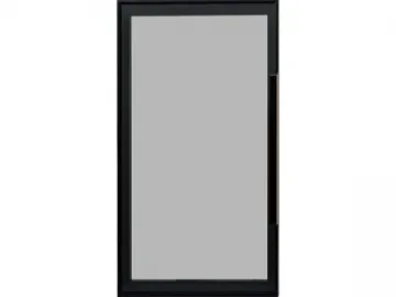 Slim Aluminum Frame Glass Door 20 Minimalist