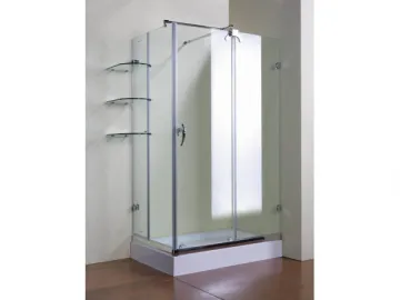 Frameless Sliding Shower Cabin