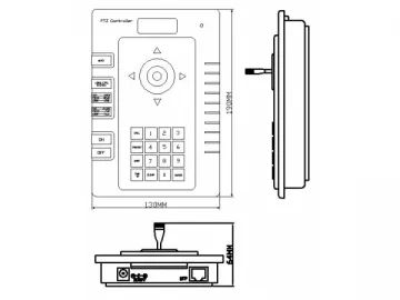 2D Keyboard Dome Camera