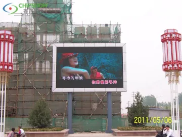 37m2 P12 LED display screen in Shandong China