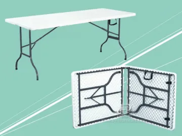 Plastic Folding Table(HDPE Table Top)