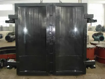 Double Door Flap Valve (left &amp; right door)