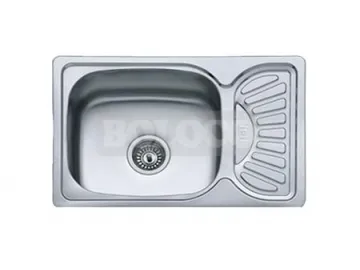 BL-897 Statin Finish Stainless Steel Single Bowl Kitchen Sink