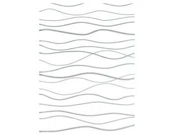 Wave Pattern High Gloss Galvanized Decorative Material