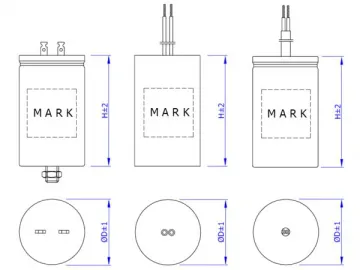 CBB60 Motor Start and Run Capacitor