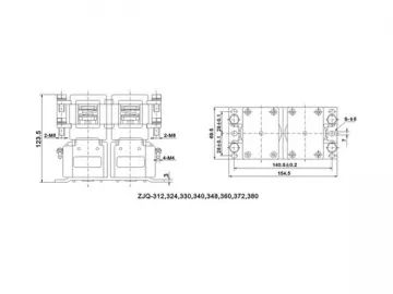 YF3, YF3P DC contactor