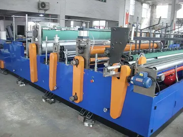 Toilet Paper Embosser, Rewinder, Perforator