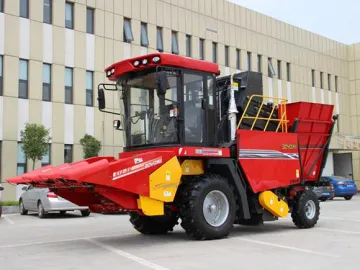 4YZ-3C Type Corn Combine with Corn Stalk Cutting, Corn Peeling, Corn Stalk Grinding