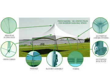 High peak frame tent / Cross Cable Marquee