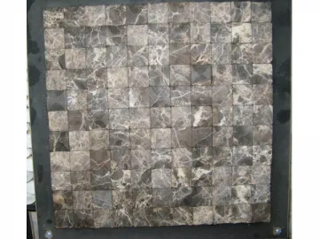 Dark Emperador Marble Mosaic Tile