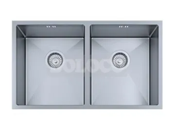 BL-737 Double Bowl Stainless Steel Kitchen Sink