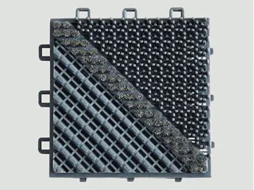 Nylon66 brush entrance clean mat, Non-slip dirt removal drainage entrance matting