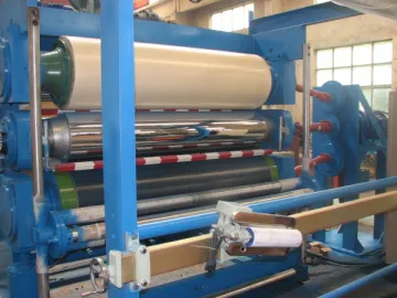 Three Roll Fabric Calendering Machine