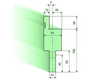 Punch/top-tool distance pieces, Amada Press Brake Tooling