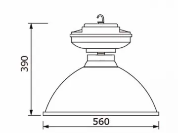 HLG422 120W High Bay Induction Light