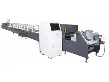 Automatic Carton Folding Gluing Line 800 type Folder Gluer Machine