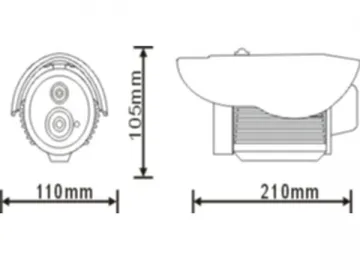 40m IR LED Array Camera