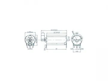 Φ6 Bracket type Vibrating Motor