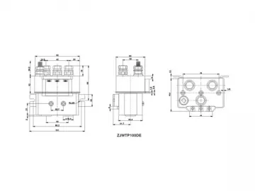 YF 100DE DC contactor for electric winch