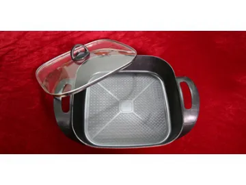 Electric Skillet Square Cooking Pot