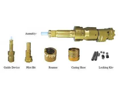 Two Piece Eccentric Overburden Drilling System