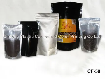 Clear/Silver Plastic Packaging Bags