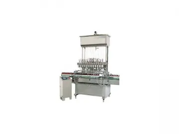 Rotating PLC Controlled Piston Filling Machine