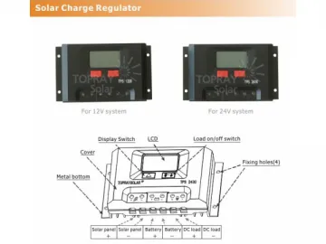 30A Solar Charge Regulator