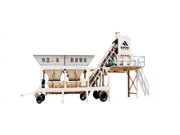 Mobile Concrete Mixing Plant