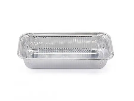 Rectangular Wrinklewall Aluminum Foil Container, G rim