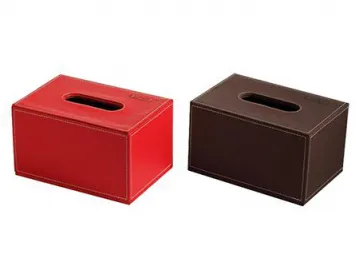 Leather Tissue Box