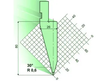 30°Punches/top-tools, Amada Press Brake Tooling