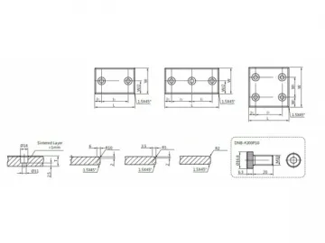 DNB-#200P10 10mm Thick Wear Plate