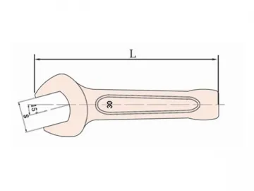 141 Non Sparking Open End Striking Wrench