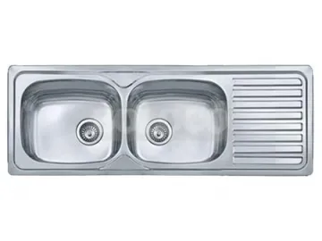 BL-942 Stainless Steel Double Bowl Kitchen Sink