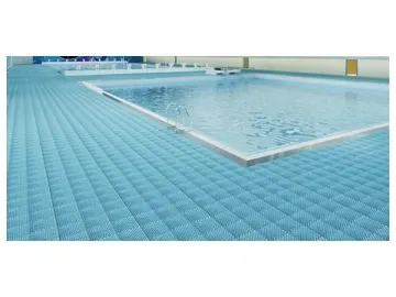 Interlocking Floor Tiles (As Pool Surround Tiles and Bathroom Floor Tiles)
