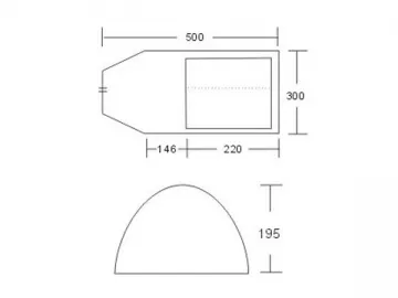 KM-9053 Four Person Tent